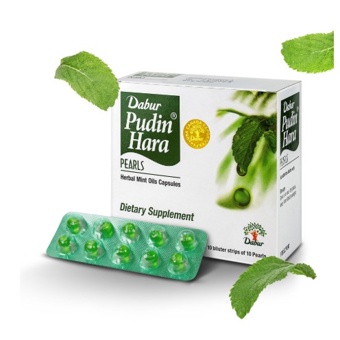 Dabur Pudin Hara Pearls - Daily Digestive Care Supplements for Men and Women