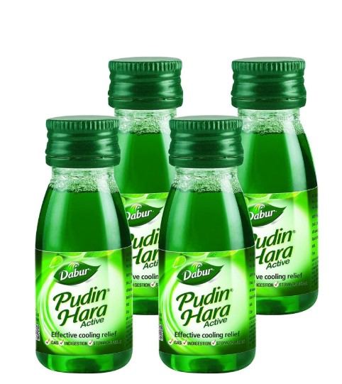 Dabur Pudin Hara Active, 30 Ml - Pet Bottle (Pack Of 4)
